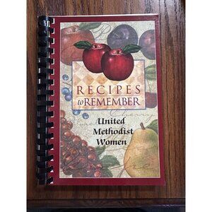 Cookbook Recipes To Remember United‎ Methodist Women